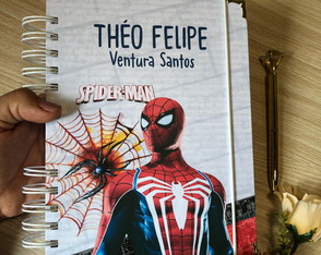 Agenda Escolar Personalizada de Luxo 2026 Modelo Deluxe