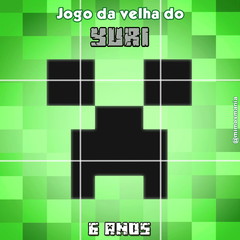 Minecraft Jogo Da Velha  Elo7 Produtos Especiais