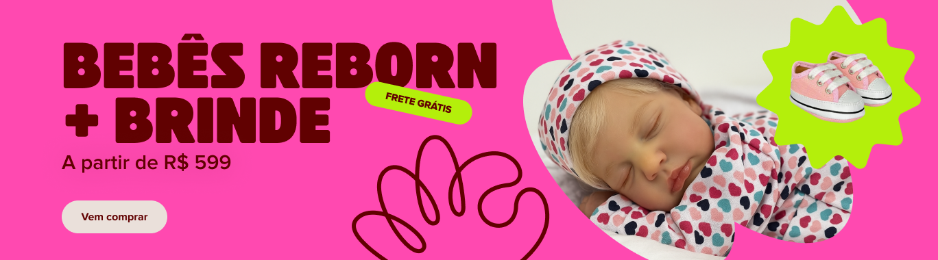 Banner de Bebê reborn - ana dolls