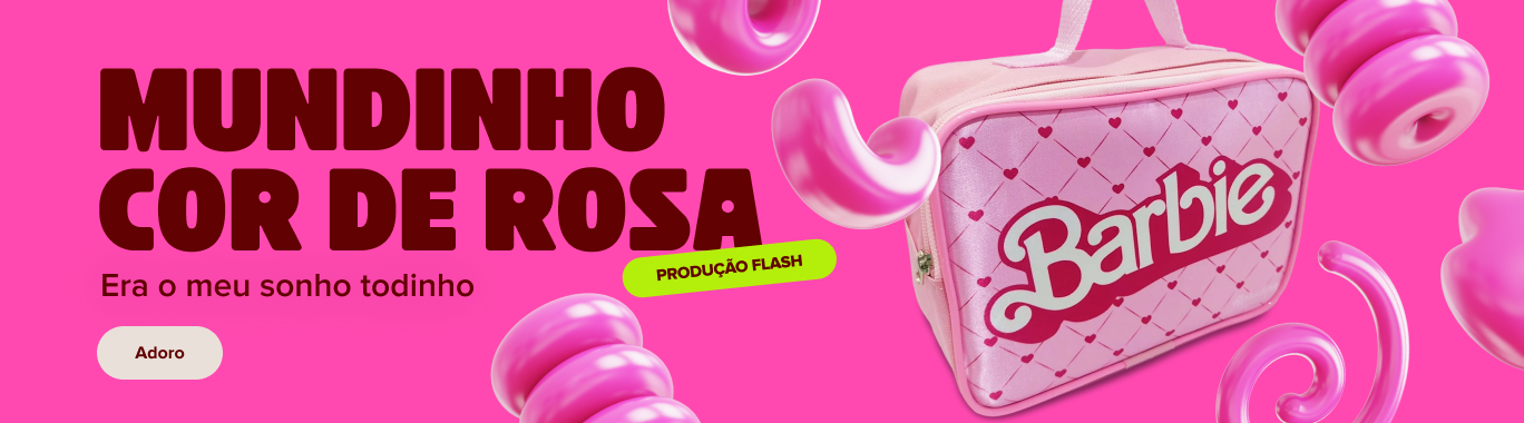 Banner de festa rosa
