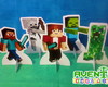 Imagem 2 - Display de Mesa Minecraft (kit com 05 Display)