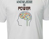 Imagem 1 - Camiseta knowledge is power Geek Nerd