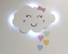 Imagem 4 - Nuvem com Luz de Led com Coração Quarto de Bebe com Olhinho