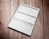 Caderno Personalizado 100fls Game Monsterbola Vermel no