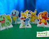 Imagem 1 - Kit com 05 Display de Mesa Pokémon