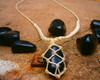 Imagem 1 - Colar com Onix + Macramê com ou sem pedrinhas |