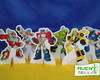 Imagem 1 - Kit com 06 Display de Mesa dos Transformers Rescue Bots