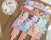 Imagem 3 - Kit Completo Mesversário Bebê com Topos de Bolo e Adesivos