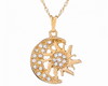Imagem 1 - Gargantilha Sol e Lua com Strass (22mm)