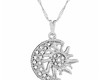 Imagem 2 - Gargantilha Sol e Lua com Strass (22mm)