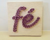 Imagem 1 - String art - Fé
