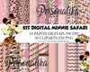Imagem 1 - KIT DIGITAL MINNIE SAFARI