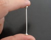 Imagem 1 - Kit 02 piercing de prata transversal com bolinha