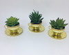 Imagem 1 - 3 Mini Xícaras com Suculenta Artificial