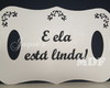 Imagem 2 - Placa Personalizada com Aplique