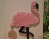 Imagem 2 - Quadro Flamingo com led em String Art