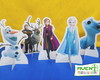 Imagem 1 - Kit com 05 Display de Mesa Frozen 2