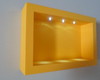 Imagem 3 - NICHO RETANGULAR P AMARELO COM LED