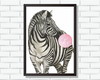 Imagem 2 - Quadro Zebra com chiclete