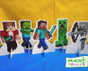 Imagem 1 - Display de Mesa Minecraft (kit com 05 Display)