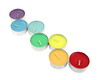 Imagem 1 - Kit com 7 Velas Rechaud dos Sete Chakras