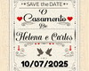 Imagem 1 - 10 Save The Date - com Imã