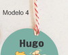 Imagem 4 - Tag Redonda (com Cordão)-pooh