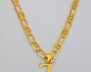 Imagem 2 - Colar Cordão Pingente Letra J 60 cm folheado Ouro 18k. C15j1