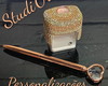 Imagem 2 - Carimbo Luxo Personalizado + Caneta de Cristais