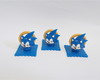 Imagem 1 - Kit com 10 Apliques do Sonic com anel