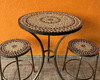 Imagem 3 - Mesa em Mosaico com Banquinhos