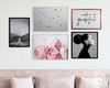 Imagem 1 - Conjunto 5 Quadros Decorativos Composê Moderno Lançamento