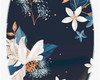 Imagem 1 - Mouse Pad personalizado com apoio Fundo azul com flores