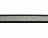 Imagem 1 - Elástico Preto com Lurex Prata2,5cm - (c1016)