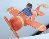 Imagem 3 - AVIÃO FEITO COM MATERIAL RECICLADO