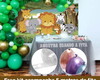 Imagem 4 - Kit Festa Ouro Painel + Display + Fita Ariel Pequena Sereia