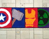 Imagem 1 - Tapete infantil Heróis Marvel 137 x 56