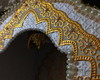 Imagem 3 - Oratório Texturizado com Detalhes Dourado com Led - 40cm