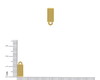 Imagem 1 - Passador Retangular com Argola ( a Partir de 10 Unid)