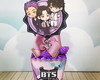 Imagem 1 - Cachepô com topper BTS