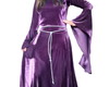 Imagem 1 - Vestido bruxa roxo com chapéu clássico medieval