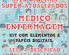 Imagem 1 - Kits Digitais - Médico / Medicina / Enfermeira / Enfermagem