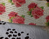 Imagem 4 - Fita com estampa de flores com fio metalizado - 2 metros