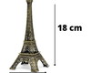 Imagem 2 - Torre Eiffel na Cor Cobre com 18 cm de Altura Base com 7 cm