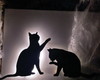 Imagem 1 - Lindos Meus Gatinhos de mdf Luminária de Led sem Fio- Parede