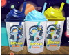 Imagem 1 - Copo Chantilly Personalizado Astronauta Mod 2 - 500 ml