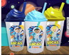Imagem 1 - Copo Chantilly Personalizado Astronauta Mod. 3 - 500 ml