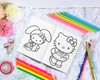 Imagem 2 - Livro de Colorir - Hello Kitty