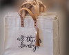 Imagem 1 - Sacola Personalizada 40x33x18 C/alças Couro+pingente