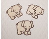 Imagem 1 - Patch Aplique Elefante Bege 3 un - P. Entrega